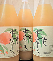 完熟白桃100％桃ジュース イメージ画像